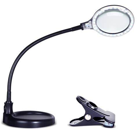 portable magnifying glass with light|flexible magnifying glass with light.